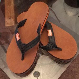 Feelgoodz vegan leather flip flops
